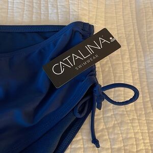 NWT navy blue bikini bottom